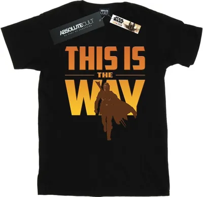 Produktbild von Star Wars - "The Mandalorian This Is The Way" T-Shirt für Damen BI45584 (M) (Schwarz)