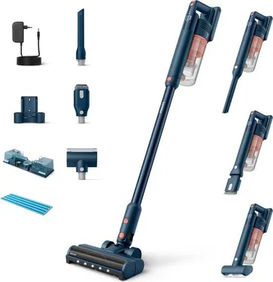 Produktbild von Philips 5000 series XC5142/01 Kabelloser Staubsauger, Stabstaubsauger, Beutellos, Koralle, 0,27 l, Rechteckig, Trocken&Nass