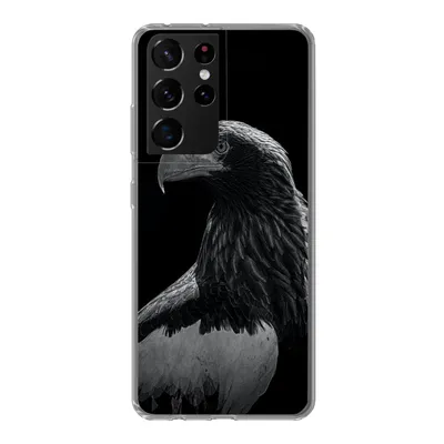Produktbild von MuchoWow® Handyhülle Schutzhülle Hülle für Samsung Galaxy S21 Ultra Adler - Nahaufnahme - Schnabel Silikon Softcase Handy Hülle - Mobiltelefon