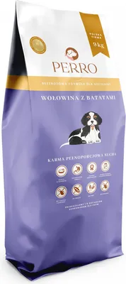 Zdjęcie produktu dla PERRO Karma Bezzbożowa Wołowina z Batatami Junior 9kg dla Psa
