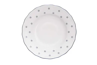 Obrázek produktu pro Talíř hluboký, český porcelán, Verona, 24 cm, modrá valbella, G. Benedikt
