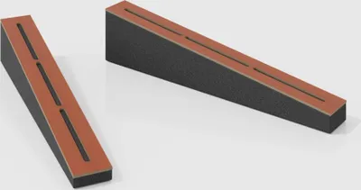 Produktbild von 8er-Pack – Akustische Schalldämmung, Diffusionsplatte |  Farbplatten: [FUTURA, Kirsche]