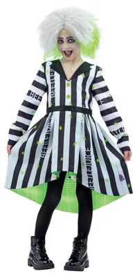 Immagine prodotto di Abito costume Beetlejuice per bambine taglia: 116-128