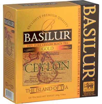 Zdjęcie produktu dla Basilur GOLD herbata czarna CEYLON - 100x2g