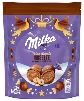 Produktbild von Milka Feine Kugeln Noisette 82g