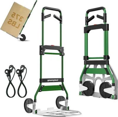 Immagine prodotto di Carrello per carichi pesanti - Carrello in alluminio - 170 kg - Verde