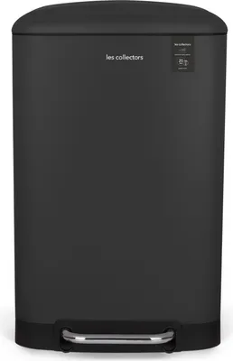 Produktbild von Les Collectors Treteimer für die Küche N°531, Edelstahl, Anthrazitgrau, Fassungsvermögen 20 l
