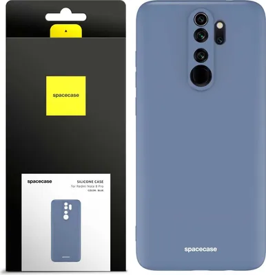 Immagine prodotto di Custodia in silicone SPACECASE Custodia in silicone per Xiaomi Mi Note 8 Pro Blu