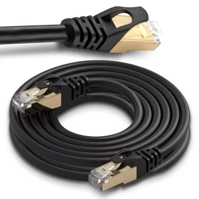 Produktbild von CAT7 CAT6A CAT6 CAT5 Netzwerkkabel 5m Netzwerk Ethernet RJ45 Patchkabel LAN DSL