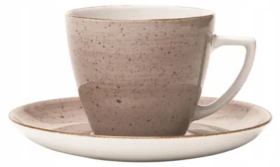 Produktbild von Lubiana Kaffeetasse mit Untertasse 350 ml Beige