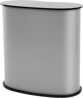 Zdjęcie produktu dla Mobilna witryna wystawowa, stół ekspozycyjny, 900 x 490 x 940 mm. Stanowisko wystawowe, stojak na lady ekspozycyjne, składany stolik promocyjny i detaliczny, stół prezentacyjny z półką na przechowywanie, torba transportowa
