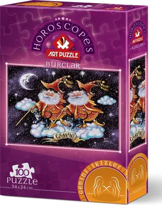 Produktbild von ART PUZZLE Puzzle Tierkreiszeichen: Zwillinge 100 Teile