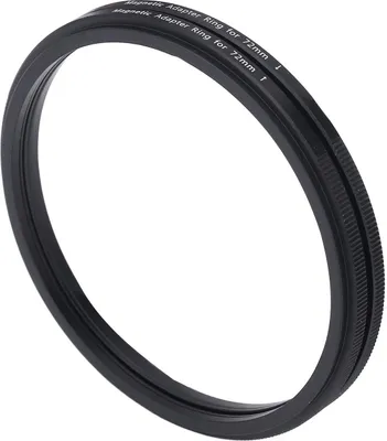 Zdjęcie produktu dla adapter pierścienia filtra magnetycznego 72 mm, pierścień adaptera filtra obiektywu kamery wykonany ze stopu aluminium do szybkiego montażu, lekki i z procesem formowania CNC