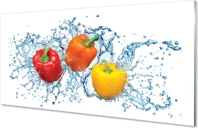 Produktbild von Glasbilder 140x70 Wandkunst Pfefferwasser
