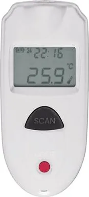 Immagine prodotto di VOLTCRAFT IR 110-1S Handthermometer Schwarz - Weiß F,°C -33 - 110 °C Eingebaute Anzeige (IR 110-1S)