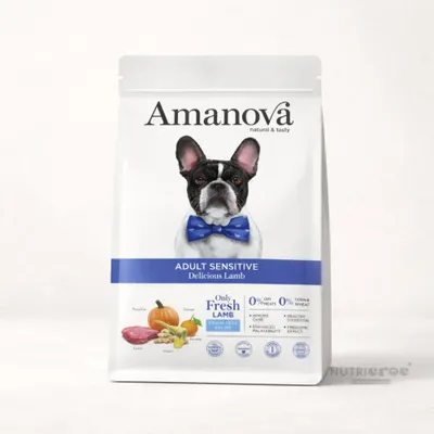 Produktbild von Amanova Getreidefreies Hundefutter mit sensiblem Lammfleisch
