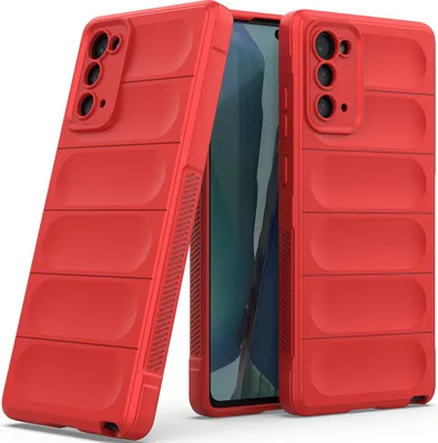Immagine prodotto di Custodia Galaxy Note 20, Custodia protettiva in silicone TPU morbido antiurto per Samsung Galaxy Note 20 5G Rosso