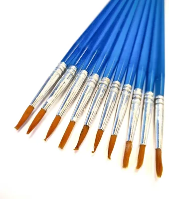 Immagine prodotto di Pennelli per pittura - set di 10 - a punta - Pennelli - Pennelli - Pittura - Pennelli - Pittura - Pittura - Pennelli - a punta - blu