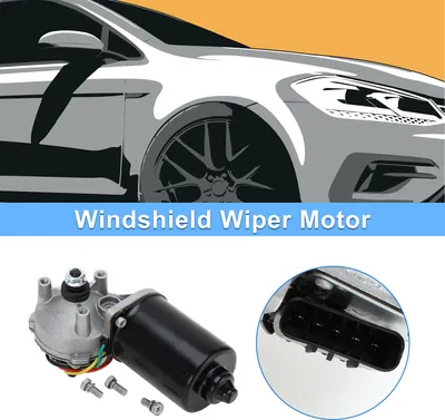 Image de 1Pc Moteur D'Essuie-Glace Pour Opel Combo Corsa Tigra 2000-2012 Remplacement Du Moteur D'Essuie-Glace Avant 5 Broches