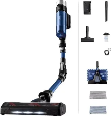 Immagine prodotto di Tefal TEFAL Vacuum Cleaner | TY20C4WO X-Force Flex 9.60 Aqua | Cordless operating | Handstick | 250 W | Operating time (max) 45 min | Blue | Warranty 24 month(s)