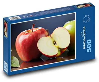 Zdjęcie produktu dla Puzzle 500 Jabłko - owoc, przekąska - martinpuzzle
