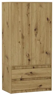 Produktbild von Framire Kleiderschrank - Eiche Artisan - 90 x 51 x 180 cm - Modern B-9TIPARTISAN