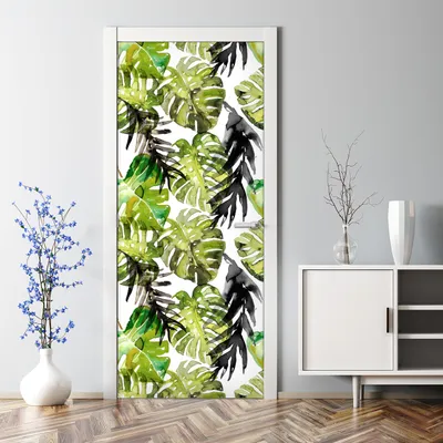 Produktbild von Dekorative Türtapete selbstklebend Tattoo Aufkleber Klebefolie Ethnisches Muster 70 x 200 cm