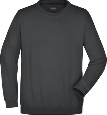 Produktbild von James & Nicholson Sweatshirt Round Sweat Heavy, Gr. 4XL,graphit