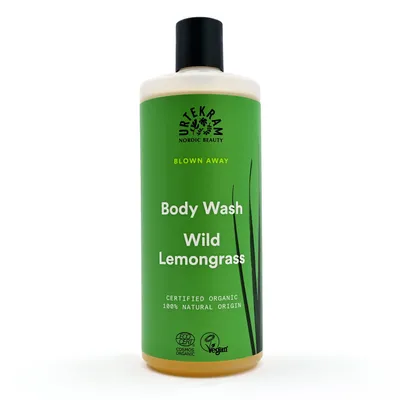 Zdjęcie produktu dla Urtekram Żel pod prysznic do mycia ciała z dziką trawą cytrynową, 500 ml