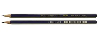Obrázok produktu pre Grafitová ceruzka, B, šesťhranná, FABER-CASTELL "Goldfaber"