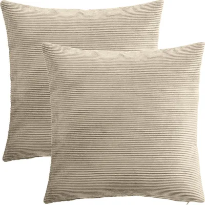 Produktbild von Erwin Müller Kissenhülle Glasgow" 2er-Pack sand 40x40 cm"