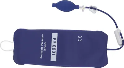 Zdjęcie produktu dla Ciśnieniowy worek infuzyjny 1000 ml Tkanina TPU Dobra szczelność wielokrotnego użytku Worek ciśnieniowy na płyn z kolumną wyświetlacza