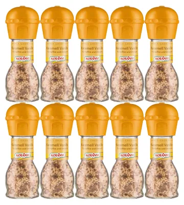 Produktbild von Kotanyi Karamell Vanille feine grobe Gewürzmühle 53g 10er Pack