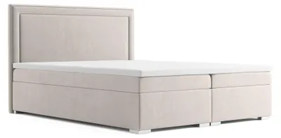 Immagine prodotto di Letto boxspring hotel matrimoniale letti imbottiti funzione box letto 180x200cm