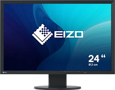 Produktbild von EIZO FlexScan EV2430-BK, 61,2 cm (24.1"), 1920 x 1200 Pixel, WUXGA, LED, 14 ms, Schwarz
