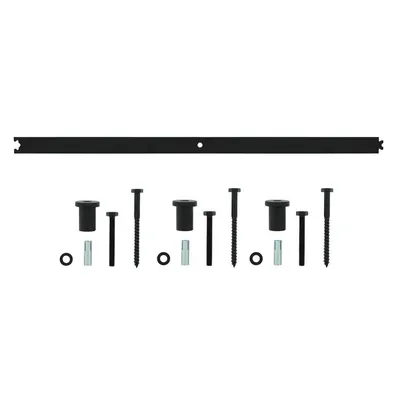 Produktbild von INTERSTEEL Laufschiene 4501 Stahl schwarz Lagerlänge 900 mm Wandmontage