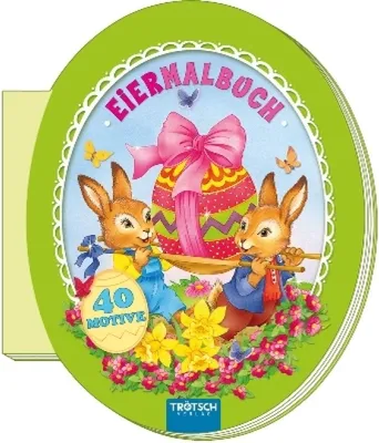 Produktbild von Trötsch Eiermalbuch 13 x 14,5 x 0,7 cm, 80 Seiten