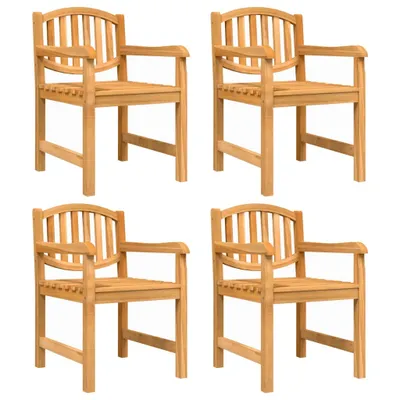 Produktbild von vidaXL Gartenstühle 4 Stk. 58x59x88 cm Massivholz Teak