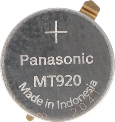 Produktbild von Seiko Kondensator 3023-24R, 3029-110, GC920, 2.4VO.33F mit Ableiter für Uhren 3023 24R