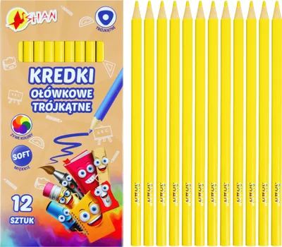 Immagine prodotto di Matite triangolari Shan Giallo intensivo 12 pezzi