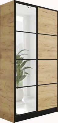 Produktbild von KIER FURNITURE EDEN v2 Kleiderschrank 104,8x205x39cm, 2 Türen, Craft Eiche