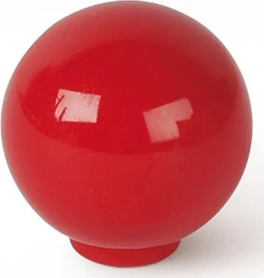 Produktbild von Möbelknopf Rote Kugel ABS H.29 x B.28 x T.28 mm