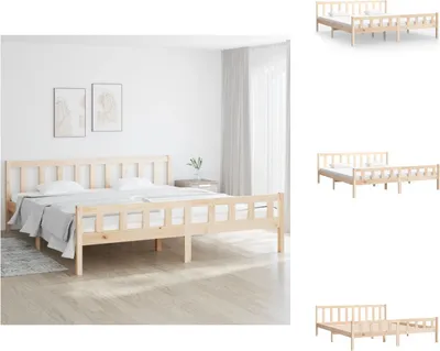 Obrázok produktu pre vidaXL Posteľ z masívu 160x200 cm - Postele a rámy postelí