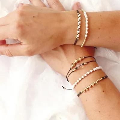 Image de KIT DIY : Bijoux or et noir à faire soi-même