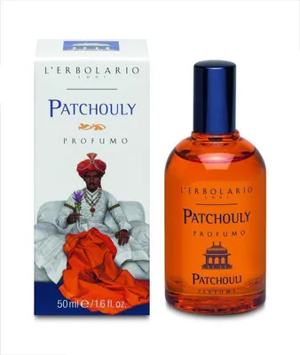 Produktbild von L'Erbolario Parfüm Patchouly Unisex 50 ml mit vanilliger und holziger Note