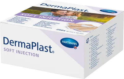 Produktbild von DermaPlast SOFT Injection 16x40mm, 250 St PFL