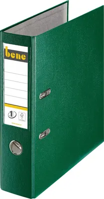 Produktbild von Bene Ordner 291400 GN DIN A4 80mm PP grün
