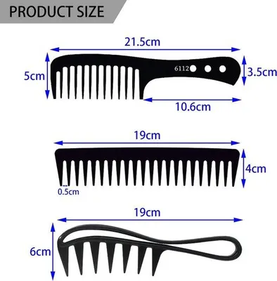 Productafbeelding van Professionele set stylingkammen, 6 stuks