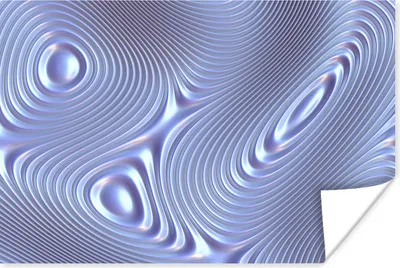 Produktbild von MuchoWow® Poster Optische Täuschung abstrakte Formen 80x60 cm - Kunst für zu Hause