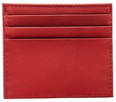Obrázek produktu pro Etui na karty inny z přírodní kůže červené horizontální